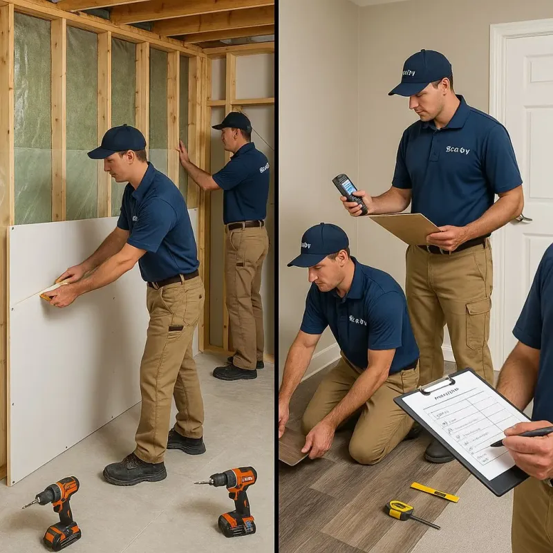 Repairs and Reconstruction process in Moulton, AL